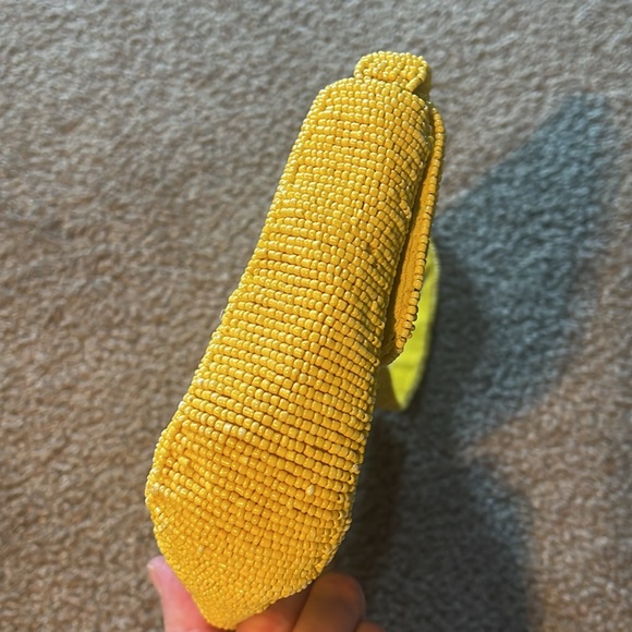 Free People Yellow Beaded Shoulder Bag - Picture 7 of 9